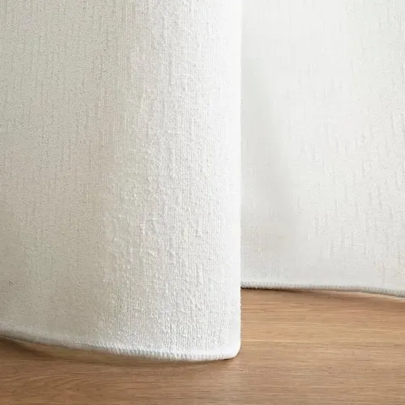 Made to Measure Voile Curtains - White, Polyester
