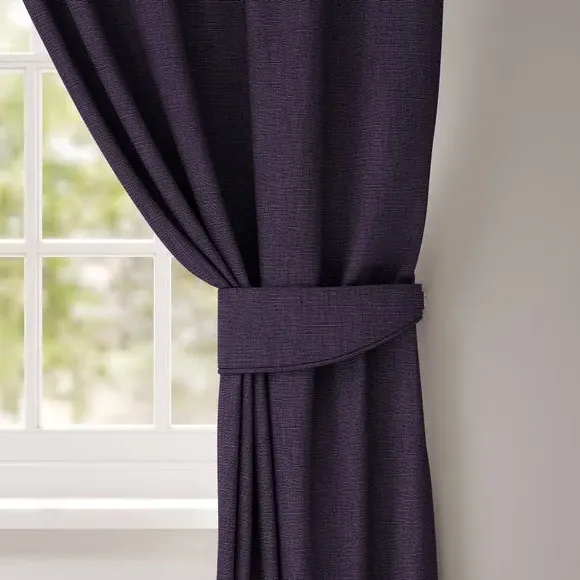 Made to Order Curtain Tieback - Grape, Cotton