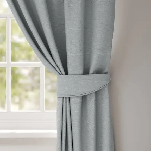 Made to Order Curtain Tieback - Silver, Cotton