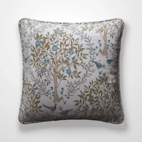 Made to Order Cushion Cover - Kingfisher, Jacquard
