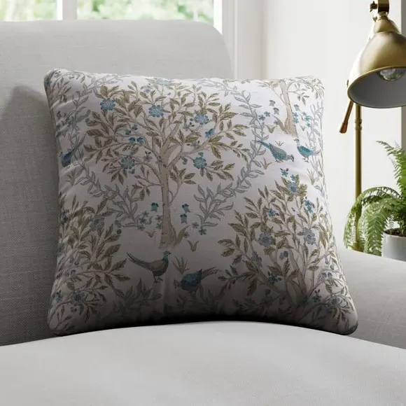 Made to Order Cushion Cover - Kingfisher, Jacquard