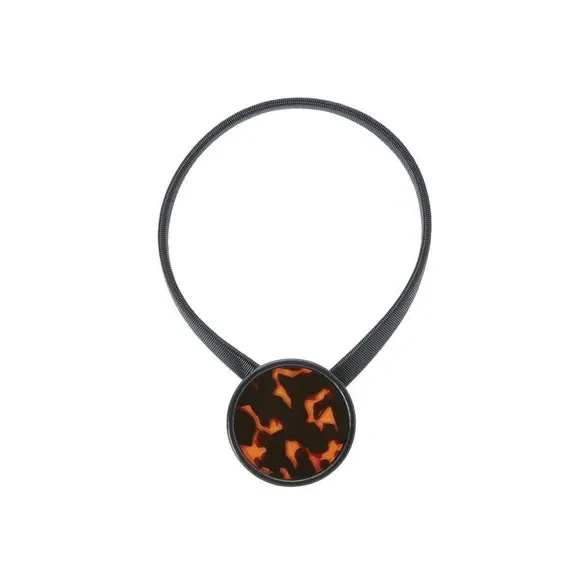 Magnetic Curtain Tieback - Black, Metal