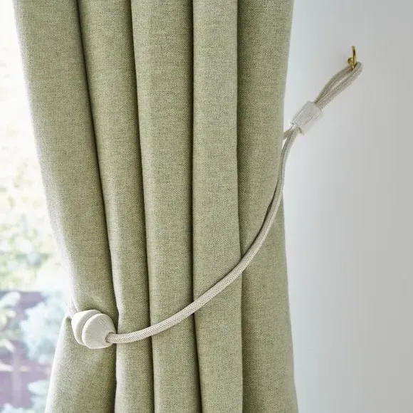 Magnetic Curtain Tieback - Ivory