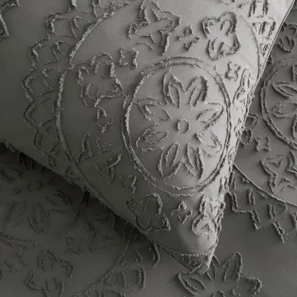 Mandala Duvet Cover Set - Charcoal, Polyester