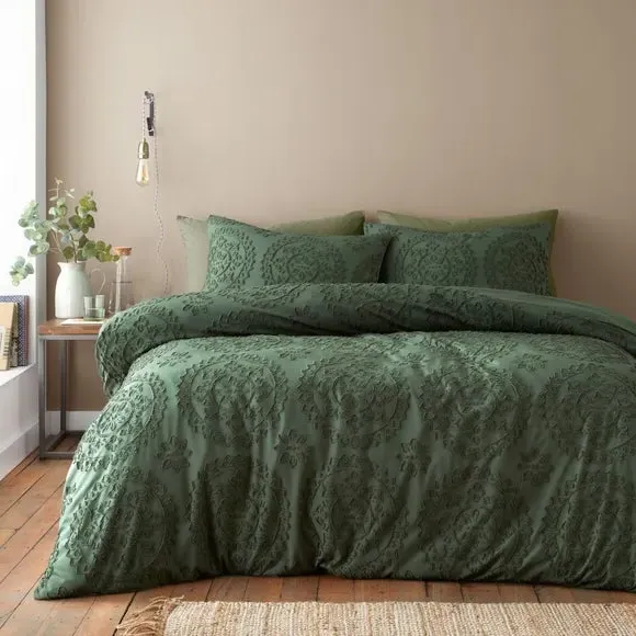 Mandala Duvet Cover Set - Forest, Polyester