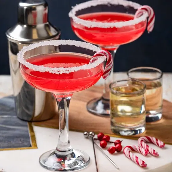 Martini Cocktail Set with Shaker - Clear Glass