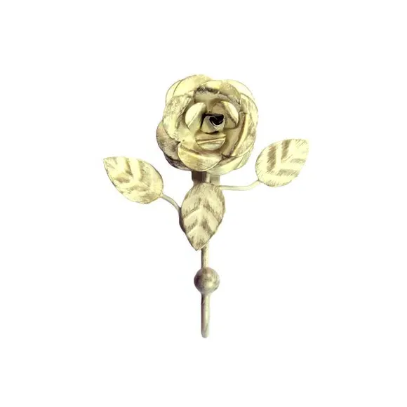 Medium Curtain Hook Vintage Rose - Ivory Gold image