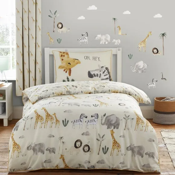 Medium Safari Wall Stickers - Natural image