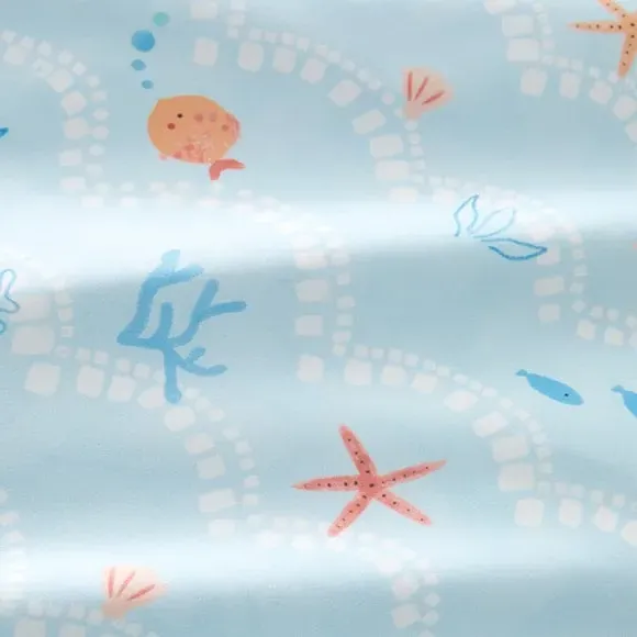 Mermaid Duvet Cover Set - Blue, Polycotton
