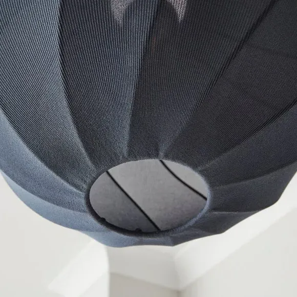 Mesh Easy Fit Lamp Shade - Navy, Polyester