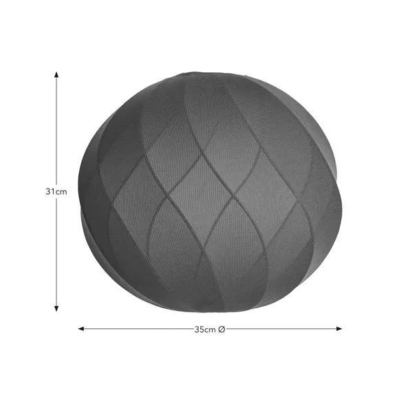 Mesh Easy Fit Lamp Shade - Navy, Polyester