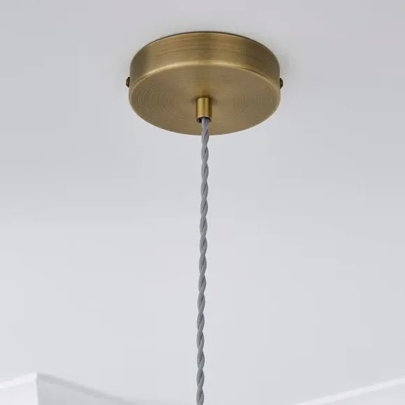 Mesh Pendant Light - Antique Brass