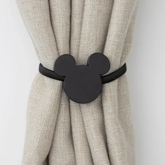 Mickey Mouse Curtain Tieback - Black image