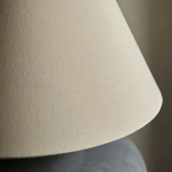 Mid Century Table Lamp - Black, Ceramic