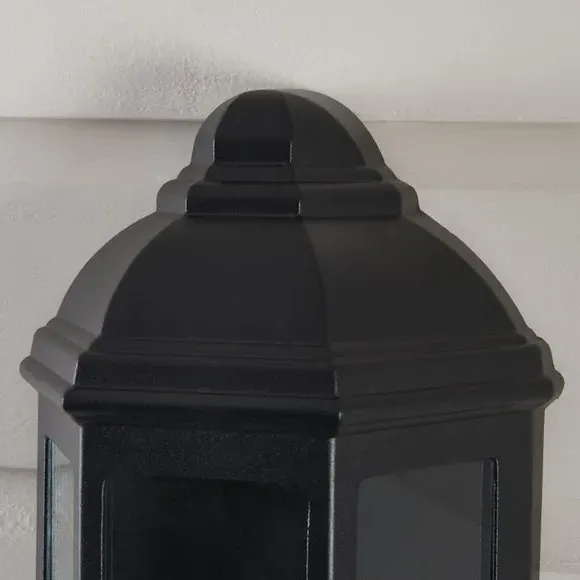 Mid Century Wall Light with PIR Sensor - Black