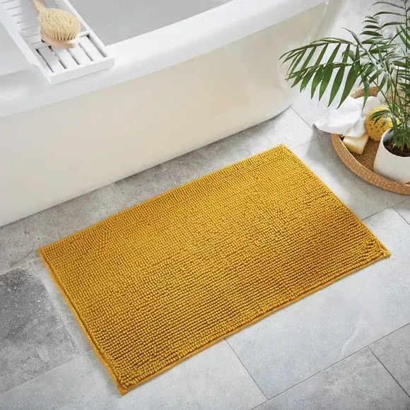 Mini Bobble Bath Mat - Mustard