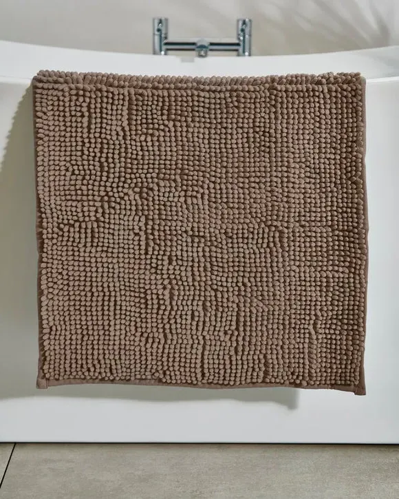 Mini Bobble Bath Mat - Taupe
