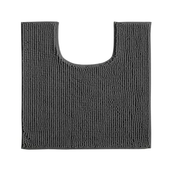 Mini Bobble Pedestal Mat - Charcoal, Polyester