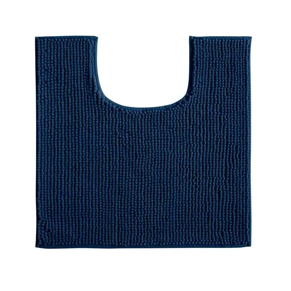 Mini Bobble Pedestal Mat - Navy, Polyester