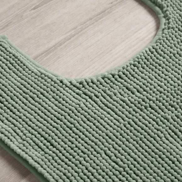 Mini Bobble Pedestal Mat - Sage, Polyester