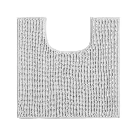 Mini Bobble Pedestal Mat - White, Polyester