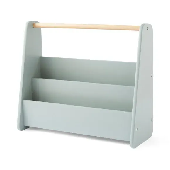 Mini Bookcase with Handle - Sage, MDF