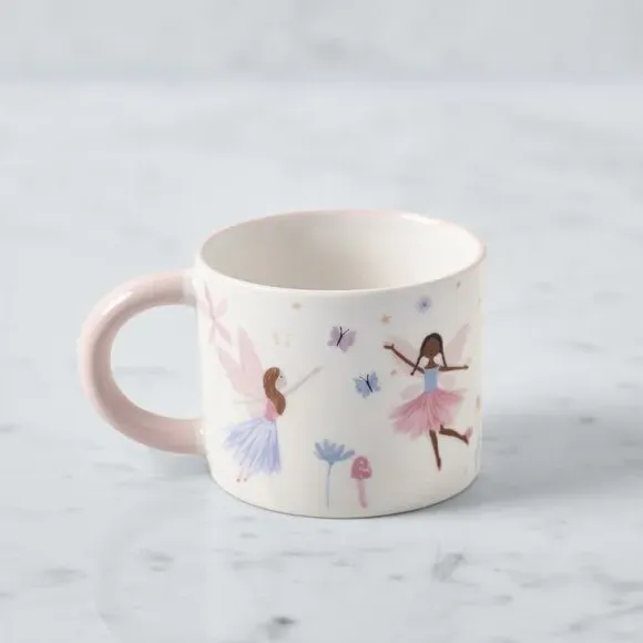 Mini Mug with Fairy Design - Multicolor, Stoneware image