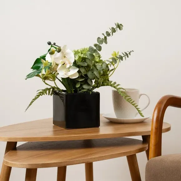 Mixed Artificial Arrangement - Green, Ceramic image