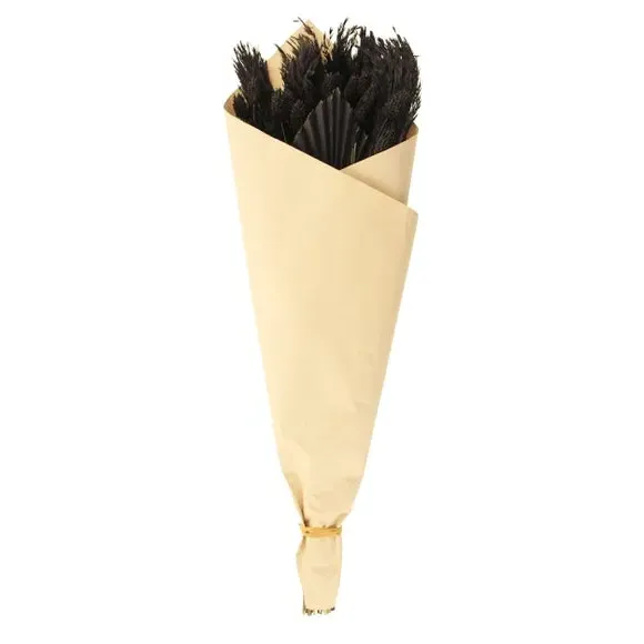 Mixed Dried Flower Bouquet - Black, Wheat & Grass
