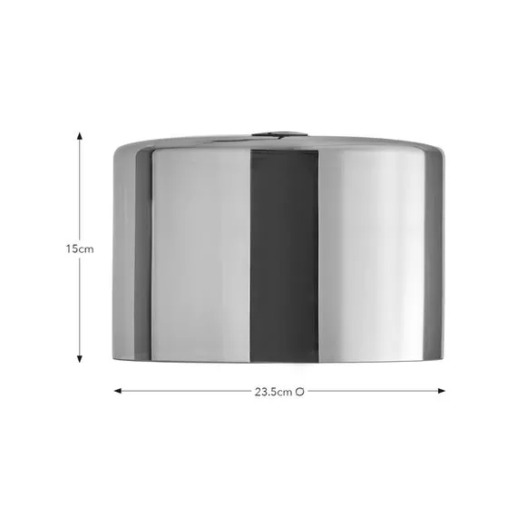 Modern Pendant Shade - Silver, Glass