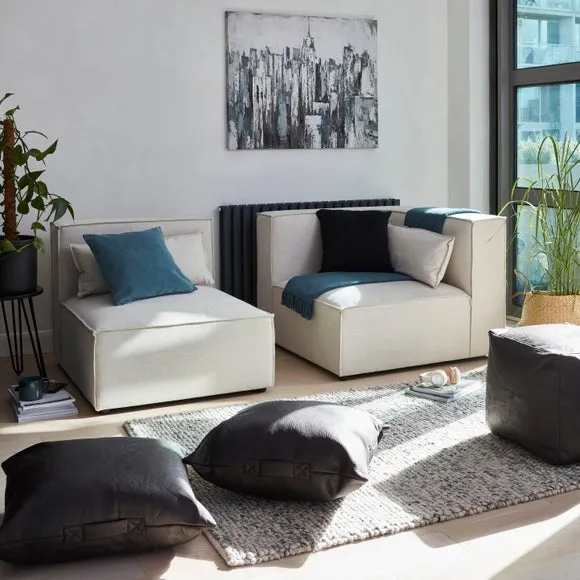 Modular Corner Seat - Natural, Fabric