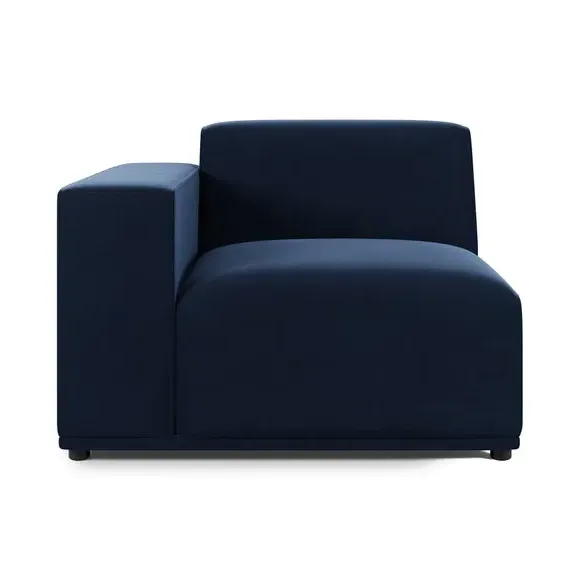 Modular Right Hand Seat - Navy, Velvet