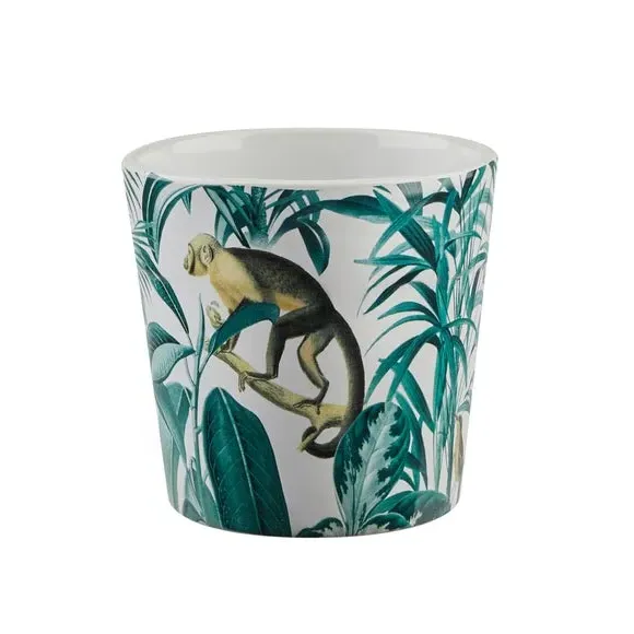 Monkey Plant Pot - Multicolor, Ceramic