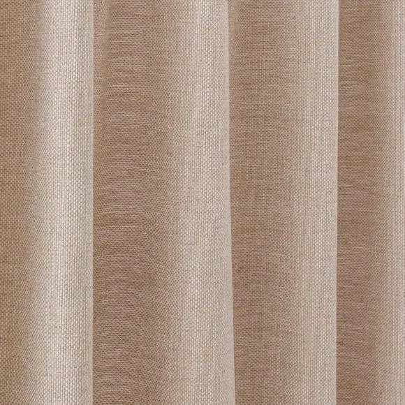 Multi Header Unlined Curtains - Natural, Linen