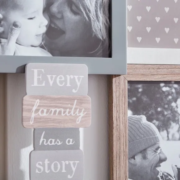 Multi Photo Frame - Brown