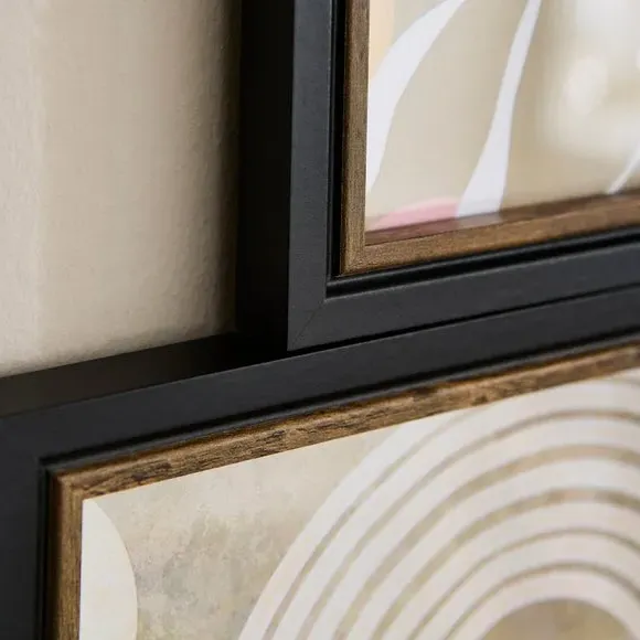 Multi Photo Frame Collage Design - Black
