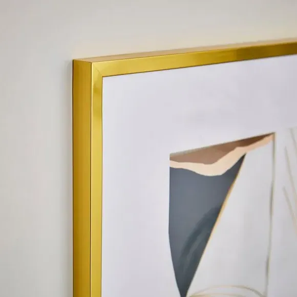 Multi Photo Frame Panel Design - Gold, Metal