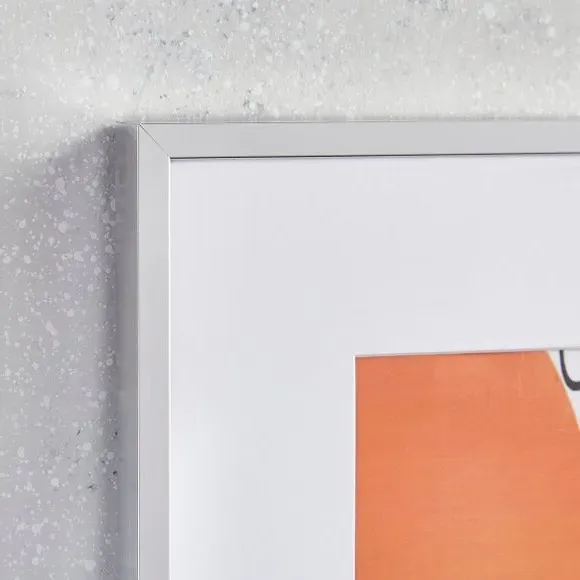 Multi Photo Frame Panel Design - Silver, Metal