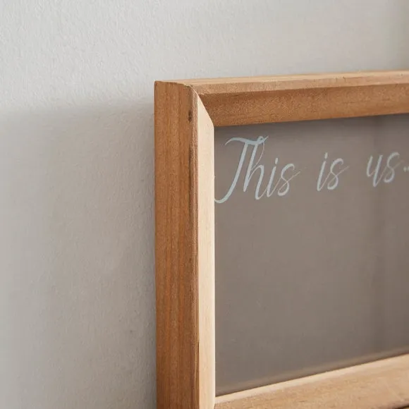 Multi Photo Frame with Inserts - Natural, Wood