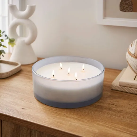 Multi Wick Candle Cotton & Blossom - Blue