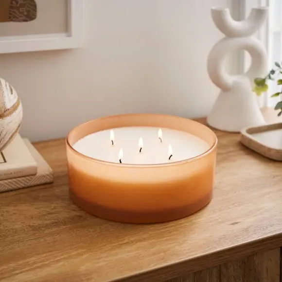 Multi Wick Candle Mango Orchid - Orange