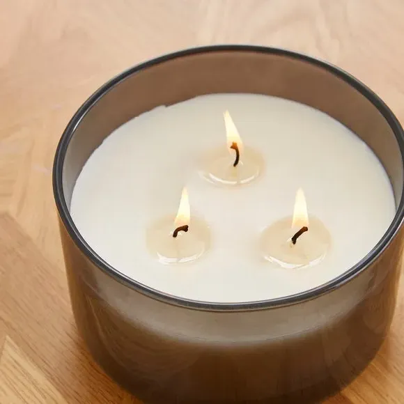 Multi Wick Candle Oud & Amber - Black