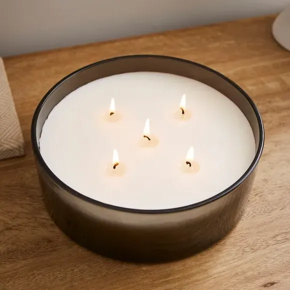 Multi Wick Candle Oud & Amber - Black