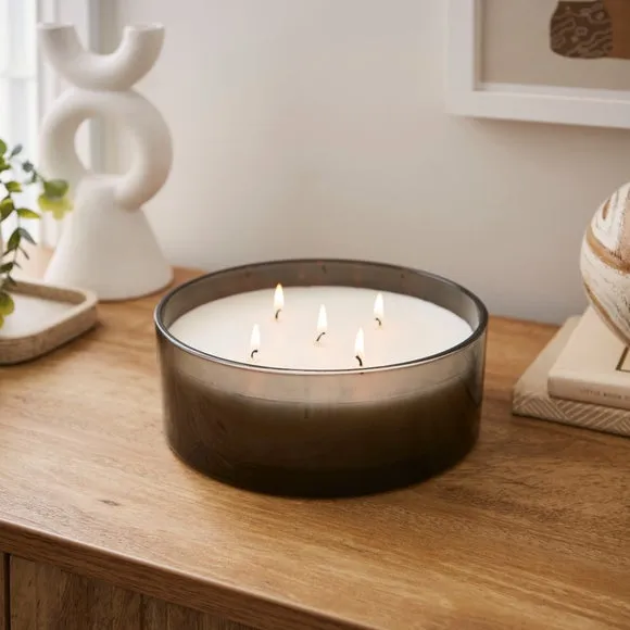 Multi Wick Candle Oud & Amber - Black