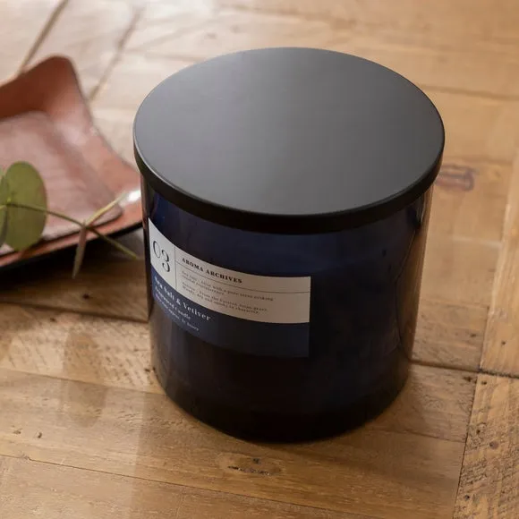 Multi Wick Candle Sea Salt Vetiver - Blue