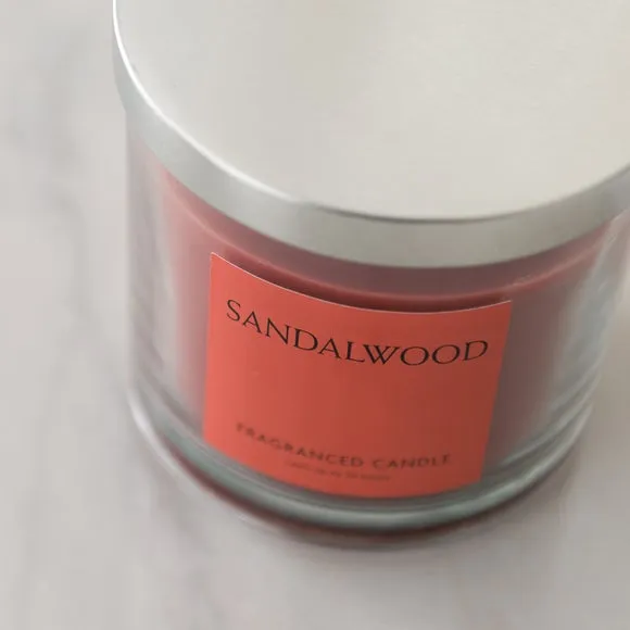 Multi Wick Candle with Lid - Clear, Glass