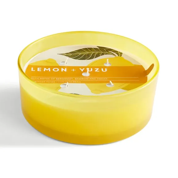 Multi Wick Candle - Yellow, Lemon & Yuzu