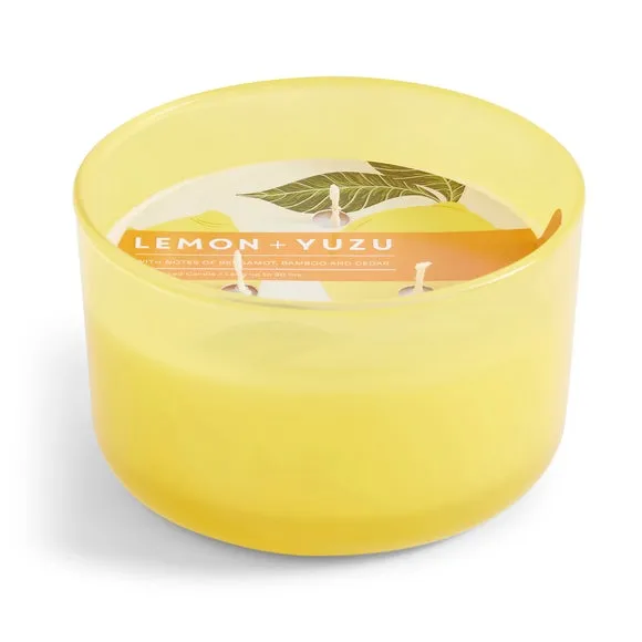 Multi Wick Candle - Yellow, Lemon & Yuzu