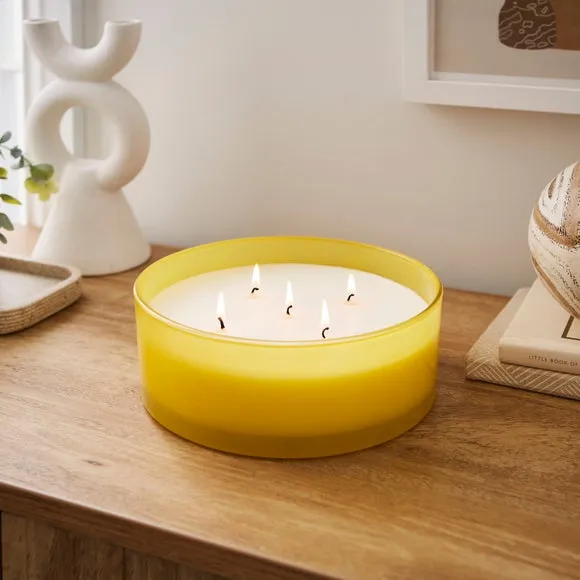 Multi Wick Candle - Yellow, Lemon & Yuzu