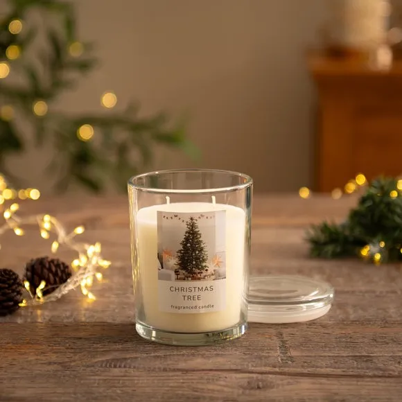 Multi Wick Jar Candle - Clear, Glass
